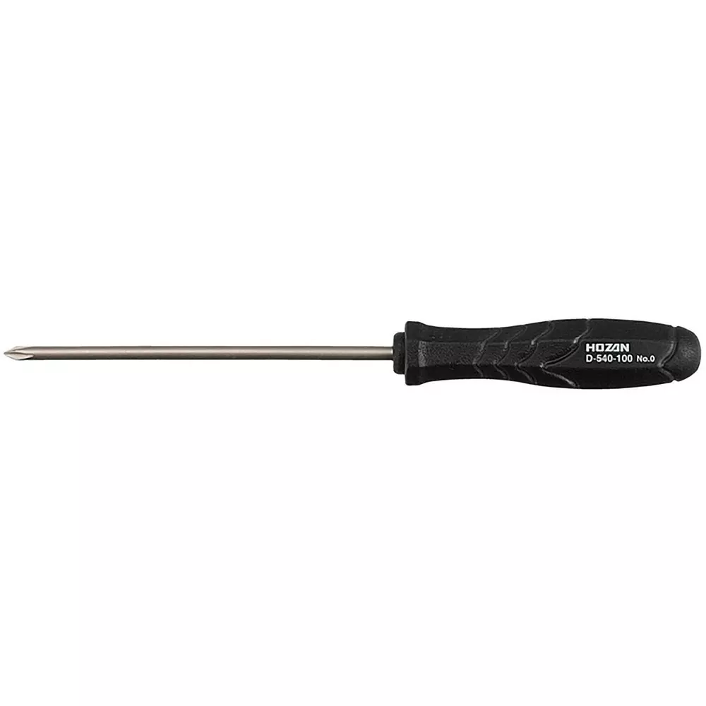 HOZAN Phillips Driver Φ mm Shank Dia No.0 Tip Size, D-540-100