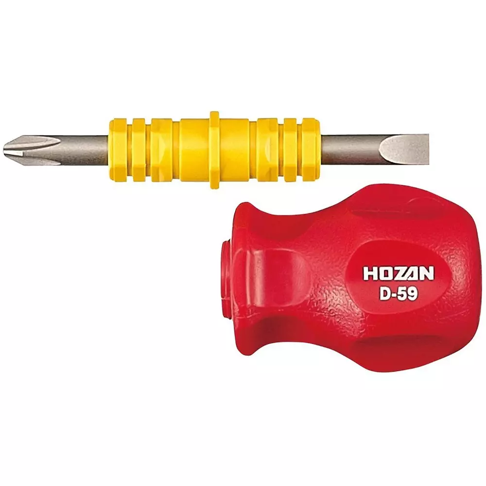 HOZAN Replaceable Stubby Driver 6 mm Tip Width, D-59
