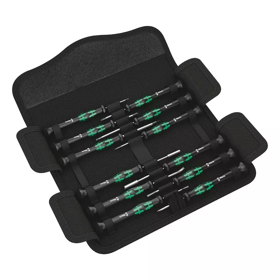 WERA SCREWDRIVER SET, 13PC, KRAFTFORM MICRO 12 ELECTRONICS 1