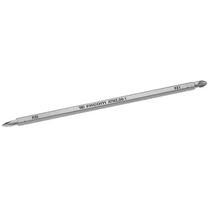 Facom Pozidriv Reversible Screwdriver Blade, PZ0, PZ1 Tip, ATMZ.D0-1