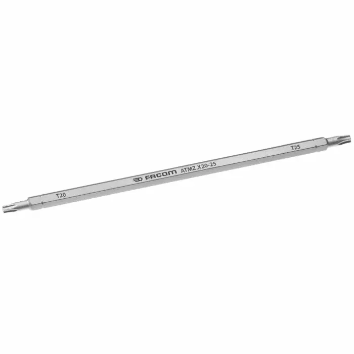 Facom Torx Reversible Screwdriver Blade, T20, T25 Tip, ATMZ.X20-25