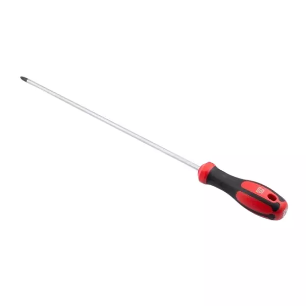 RS PRO Pozidriv Screwdriver 300 mm Ergonomic Soft Grip Bi-Material 410 mm, 2539675