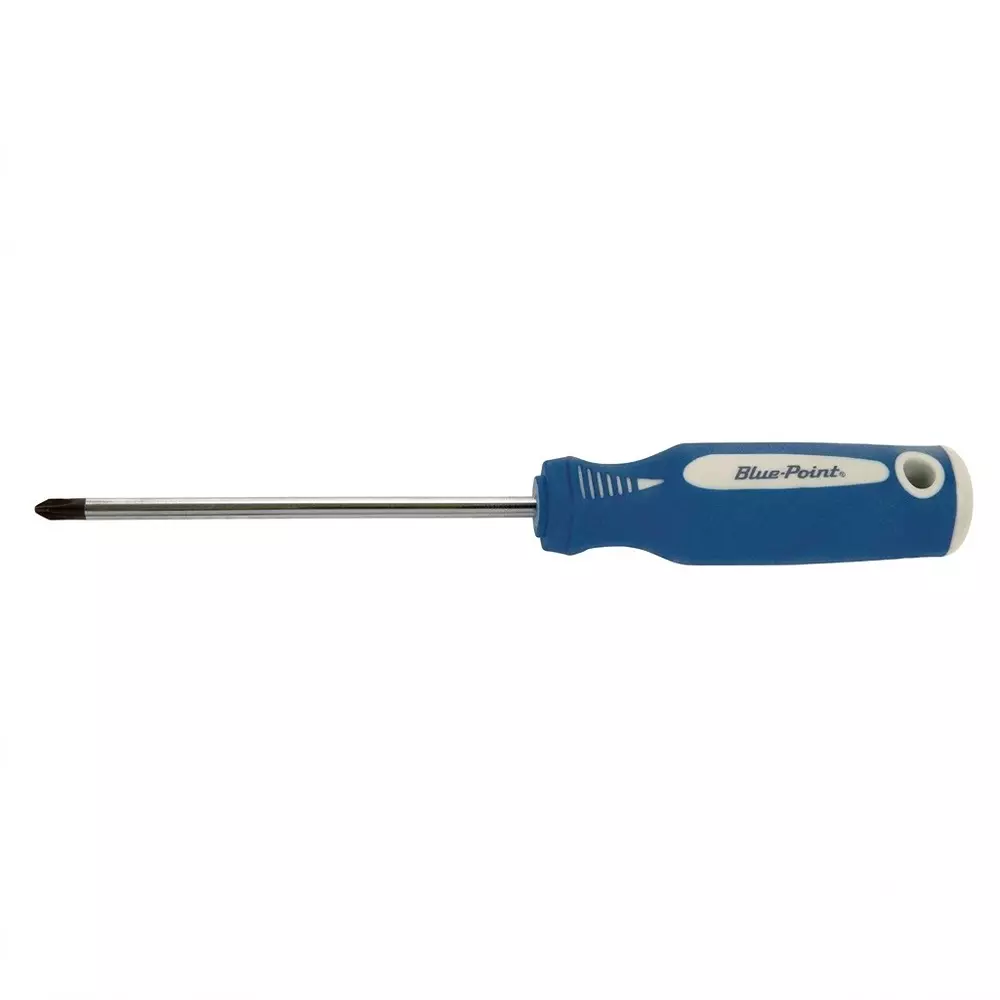 Blue-Point Phillips Star Screwdriver M Series Soft Cushion Grip Tri-Lobe Handle PH2 Tip Size and 250 mm Blade Length, BSGDM250PH2L