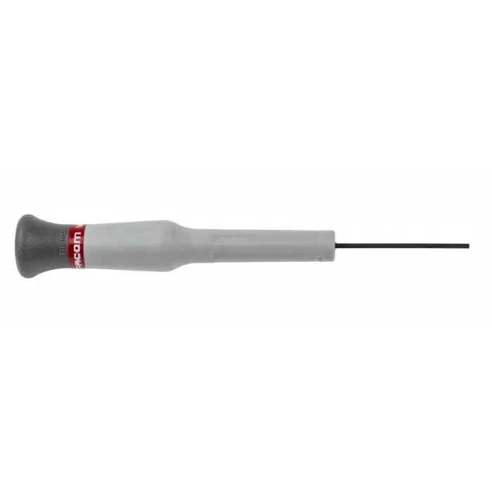 Facom Hexagon Precision Screwdriver, 1,3 mm Tip, 35 mm Blade, 117 mm Overall, 84E.1.3X35
