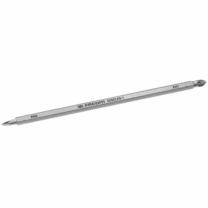 Facom Phillips Reversible Screwdriver Blade, PH0, PH1 Tip, ATMZ.P0-1