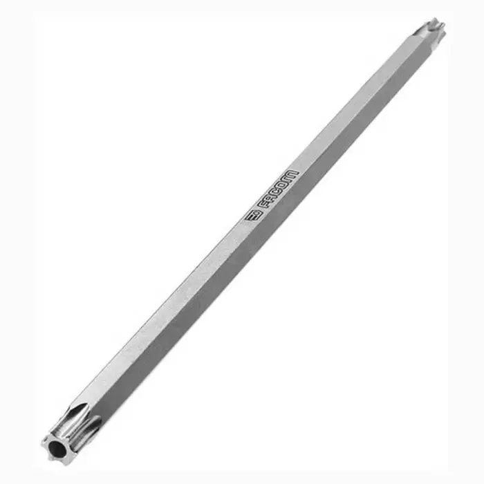 Facom Resistorx Reversible Screwdriver Blade, TT30, TT40 Tip, 125 mm Blade, 175 mm Overall, AMZ.TX30-40