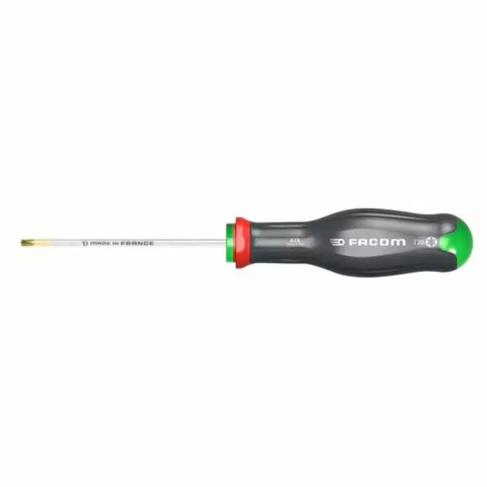Facom Torx Screwdriver, T9 Tip, 75 mm Blade, 178 mm Overall, ATX9X75