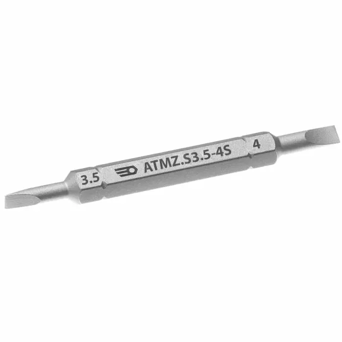 Facom Slotted Reversible Screwdriver Blade, Slotted 3.5 - 4 Tip, ATMZ.S3.5-4S