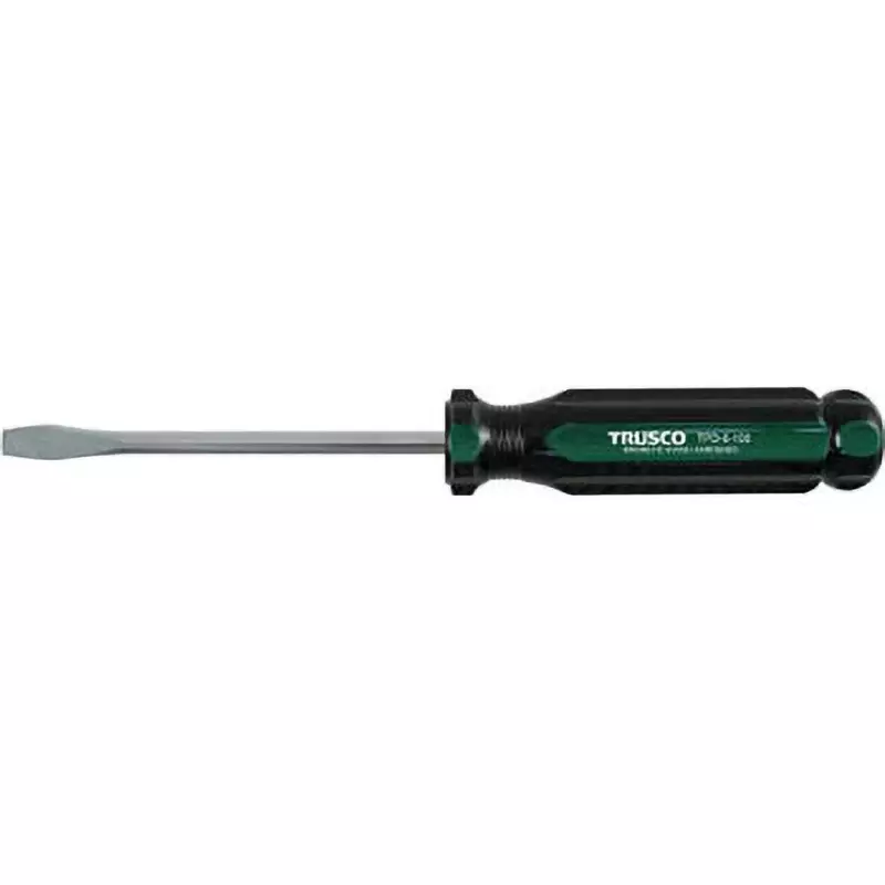 TRUSCO Screwdriver 163 mm Overall Length Minus Tip, TPD-5.5-75