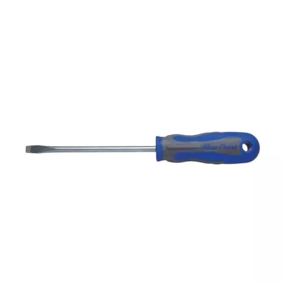 Blue-Point P Series Straight Slotted Screwdriver with 2 Component Handle and 4 mm Tip Size x 125 mm Blade Length, BSGD100S4B