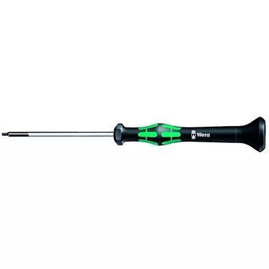 WERA 2054 0.9mm x 1 9/16" Kraftform Series Hex-Plus Micro Screwdriver, 05118062001