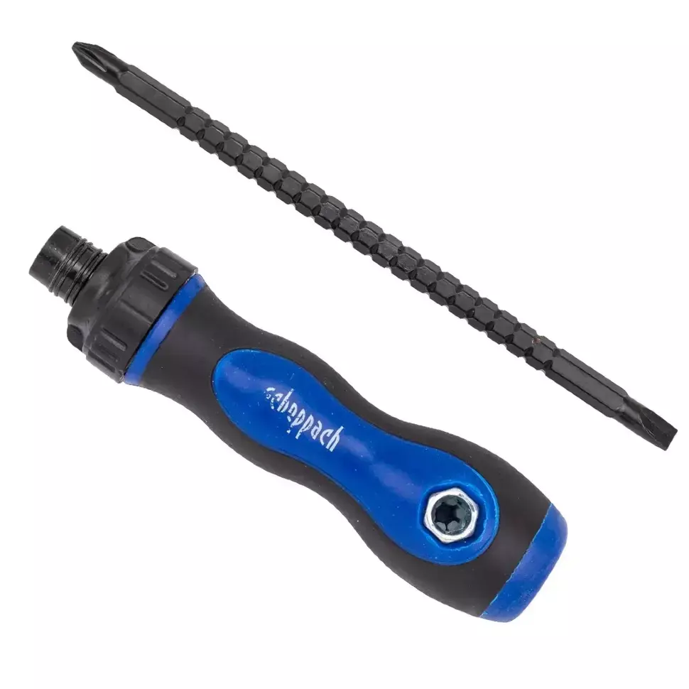 Scheppach Double-Sided Adjustable Screwdriver PH2x6 mm, Sch-8152R (Pack of 6)