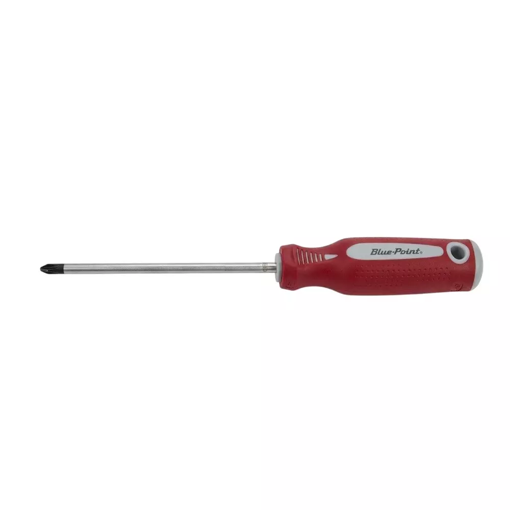 Blue-Point M Series Phillips Screwdriver Red Color with Tri-Lobe Handle and PH3 Tip Size x 150 mm Blade Length,BSGDM150PH3-R