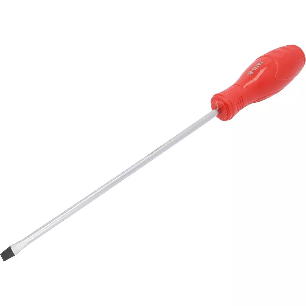 Yato GRD Slotted Screwdriver 250 mm (9.84 inch) CRV 6150 PP Satin Finishing, YT-25661