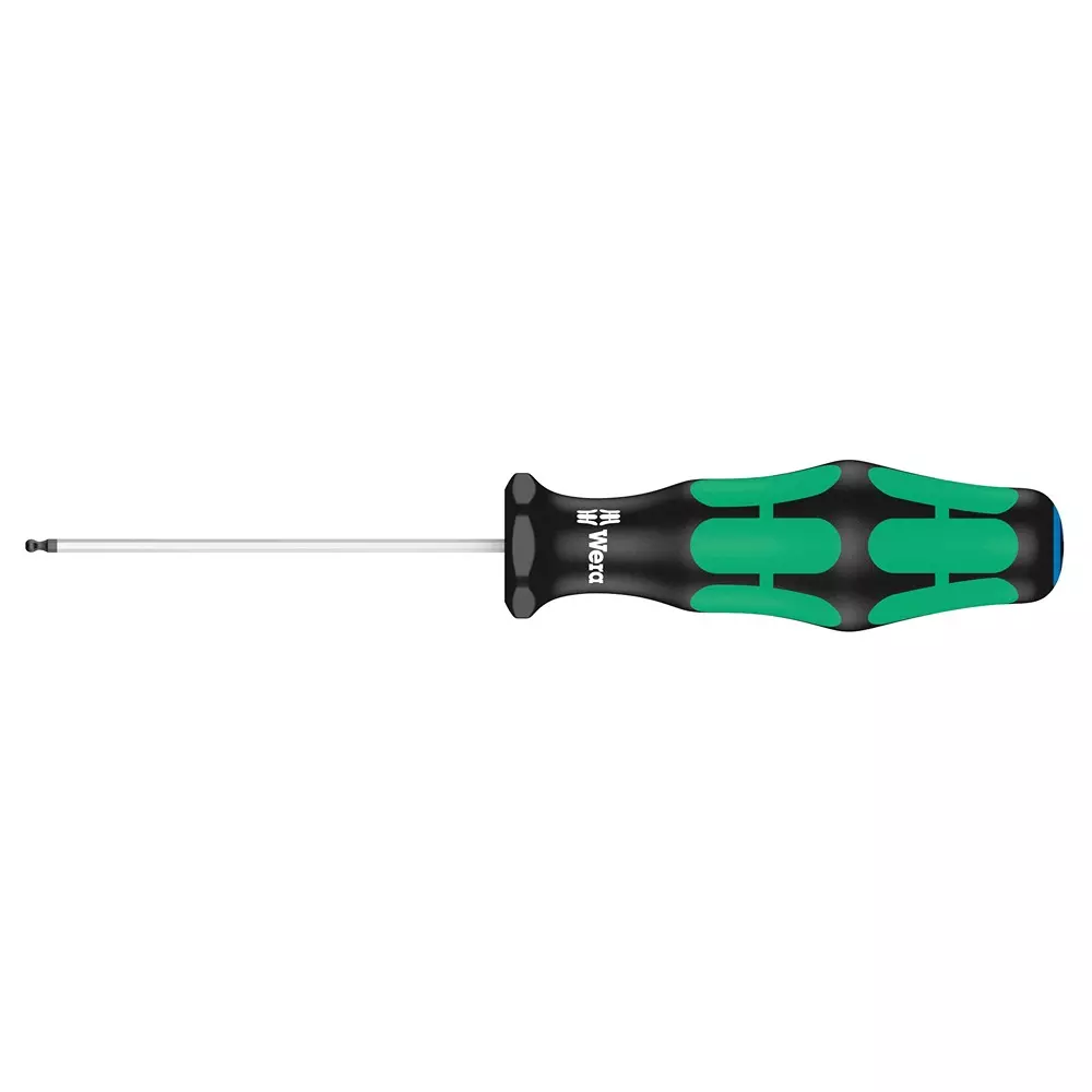 WERA Screwdriver, Hexagon, Ball, 1.5X60mm, 22795