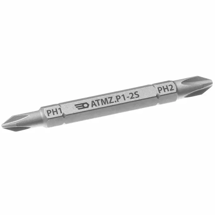 Facom Phillips Reversible Screwdriver Blade, PH1, PH2 Tip, ATMZ.P1-2S