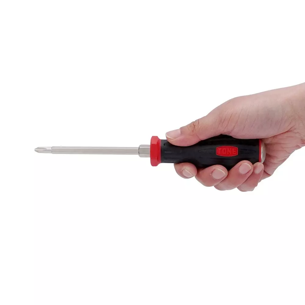 TONE Power Grip Screwdriver Plus Tip Type No.2 Size, PGPD-002