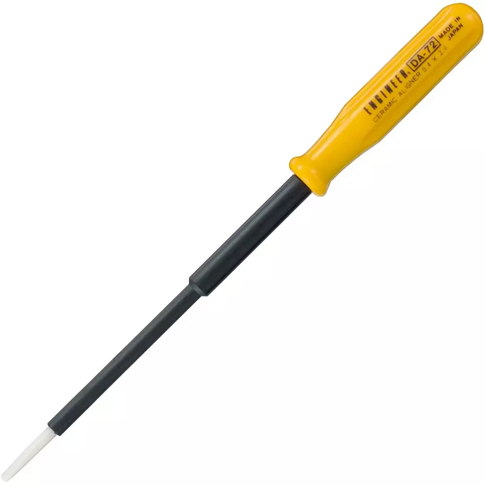 Engineer Ceramic Adjustment Screwdriver 148 mm Overall Length Minus Tip, DA-72
