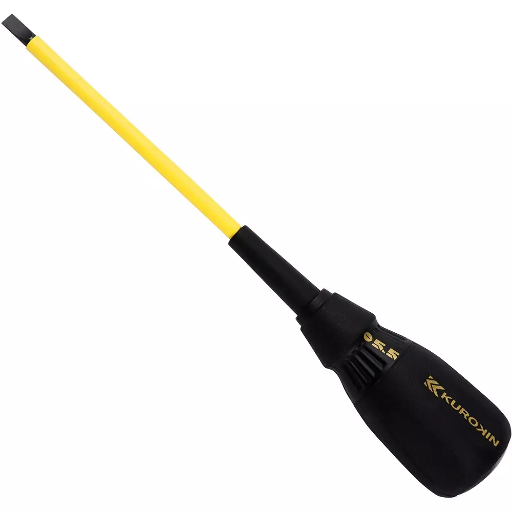 FUJIYA Electrician Screwdriver 150 mm Shaft Length, 556D-BG