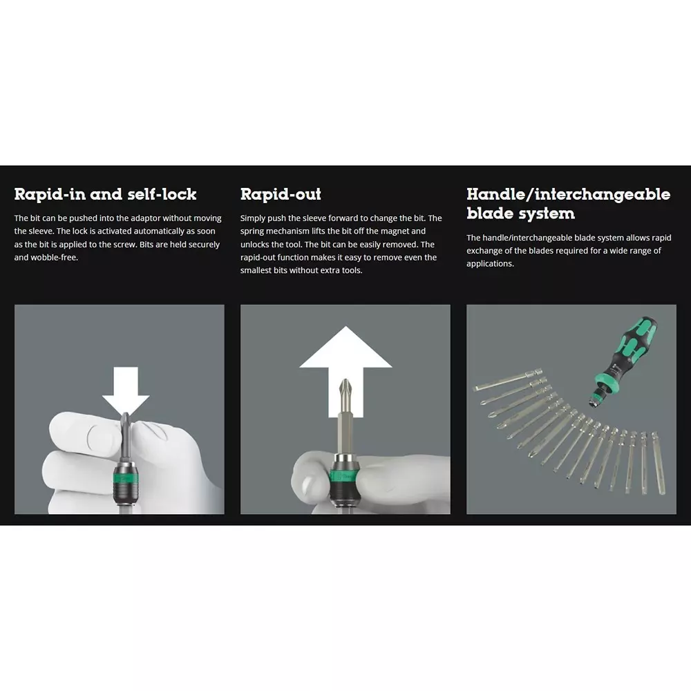 wera-kraftform-kompakt-60-ra-r-1-bitholding-screwdriver-with-ratchet-functionality-and-rapidaptor-quick-release-chuck-5051530001-set-of-17