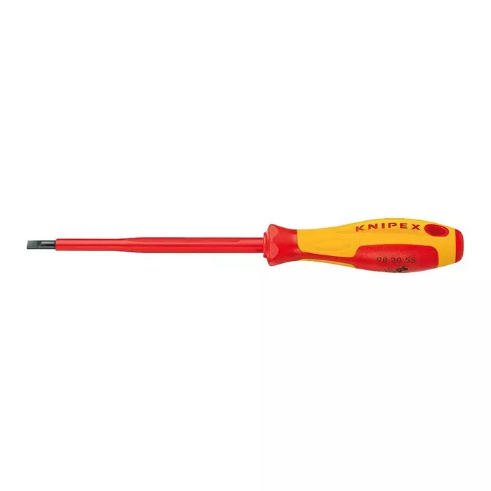 KNIPEX SCREW DRIVER, SLOTTED, 100MM, 98 20 30