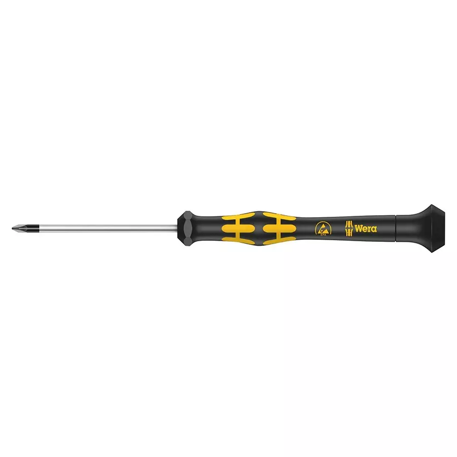 WERA SCREWDRIVER, PRECISION, POZI NO.0X60MM, 030115