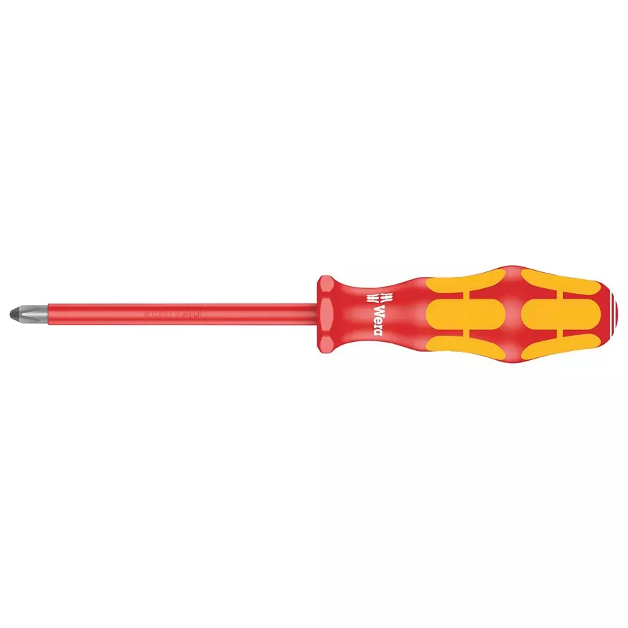 WERA SCREWDRIVER, VDE, PHILLIPS NO.2X100MM, 6154