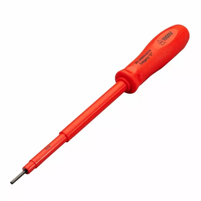 ITL Hex Insulated Screwdriver 5 mm Tip 5 mm Blade VDE/1000V 280 mm Overall, 2610