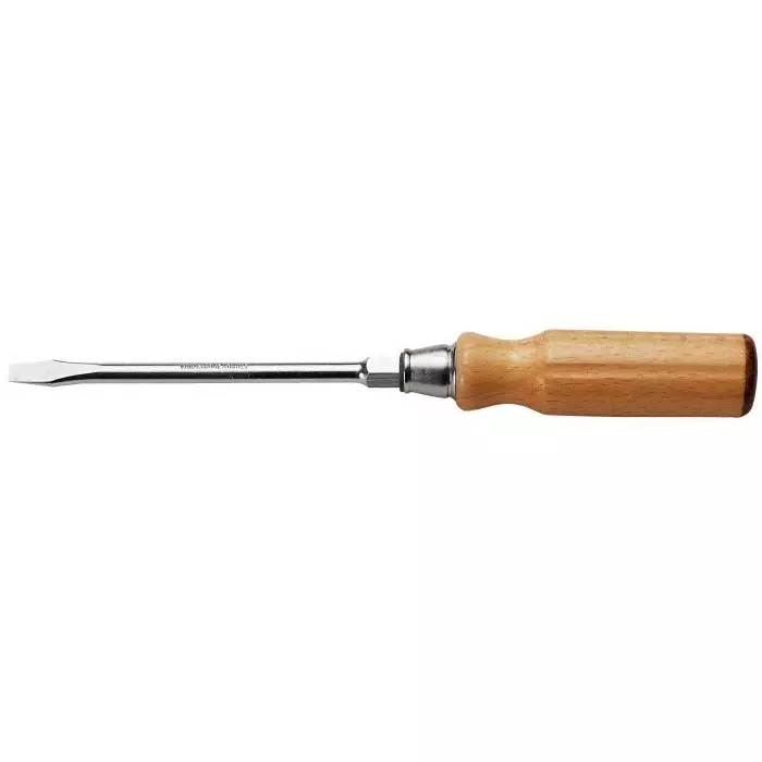 Facom Slotted Screwdriver, 8 mm Tip, 150 mm Blade, 270 mm Overall, ATHH.8X150