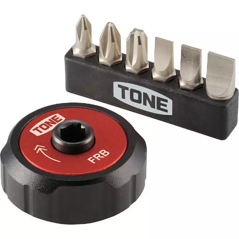 TONE Finger Ratchet Set Plus or minus with Cutting Edge Magnet, FRB6S (Set of 7 Pcs)