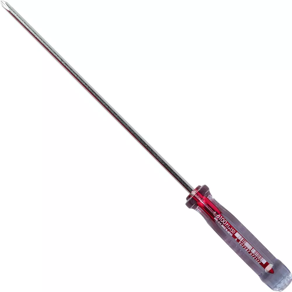 Vessel Crystaline Screwdriver 224.5 mm Overall Length Plus Tip, 6100 +1X150