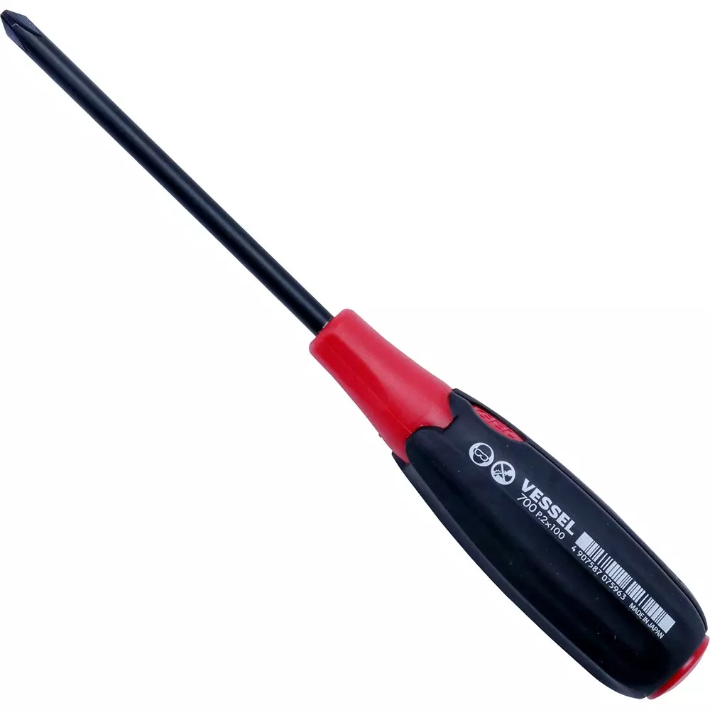 Vessel Super Cushion Screwdriver 215 mm Overall Length Plus Tip, 700 +2X100