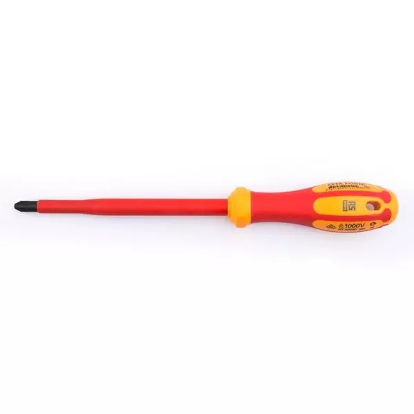 RS PRO Insulated Screwdriver 150 mm Ergonomic Soft Grip Bi-Material 270 mm, 2539683