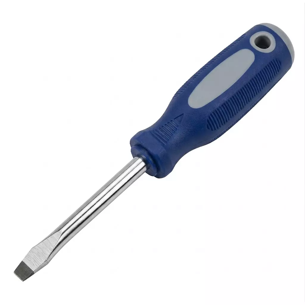 Blue-Point Slotted Screwdriver Blue Color with Tri-Lobe Handle and 3 mm Tip Size x 150 mm Blade Length,BSGDM150PH3L