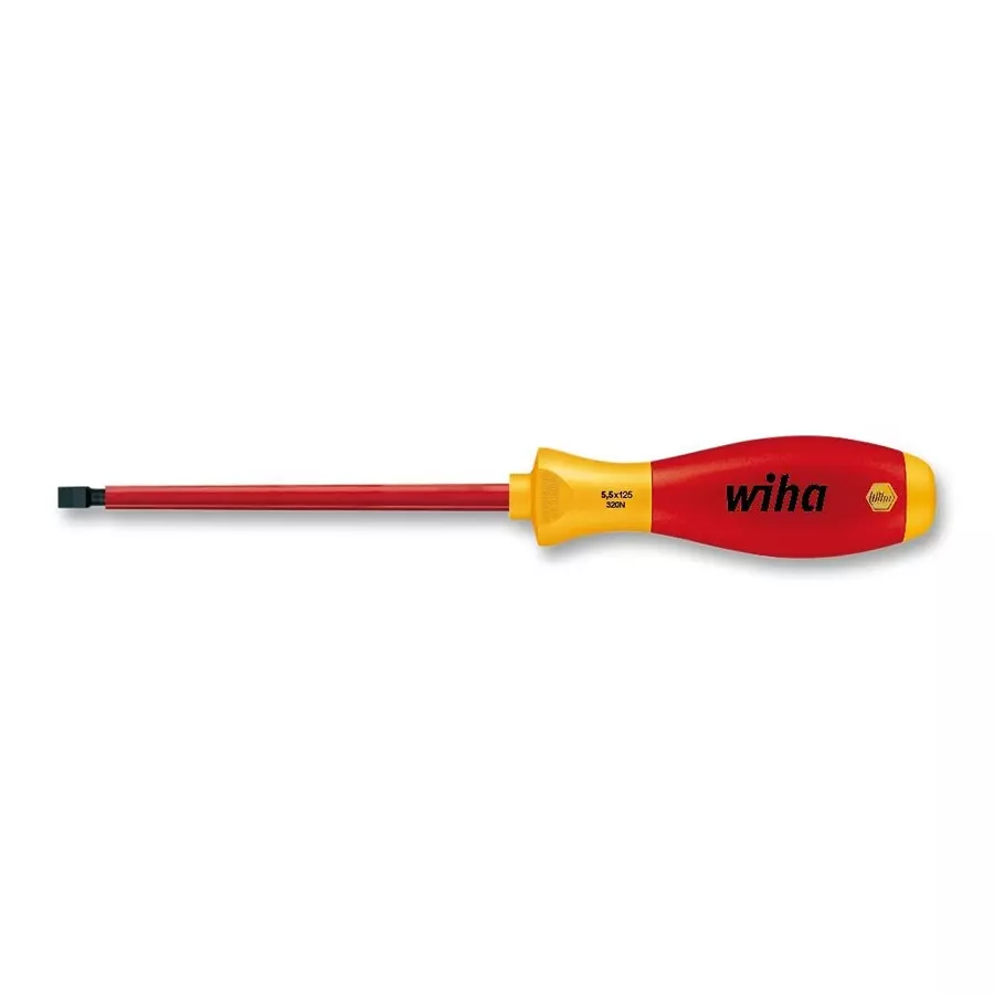 WIHA SCREWDRIVER, VDE, SLOT, 3.5MM, 00822.