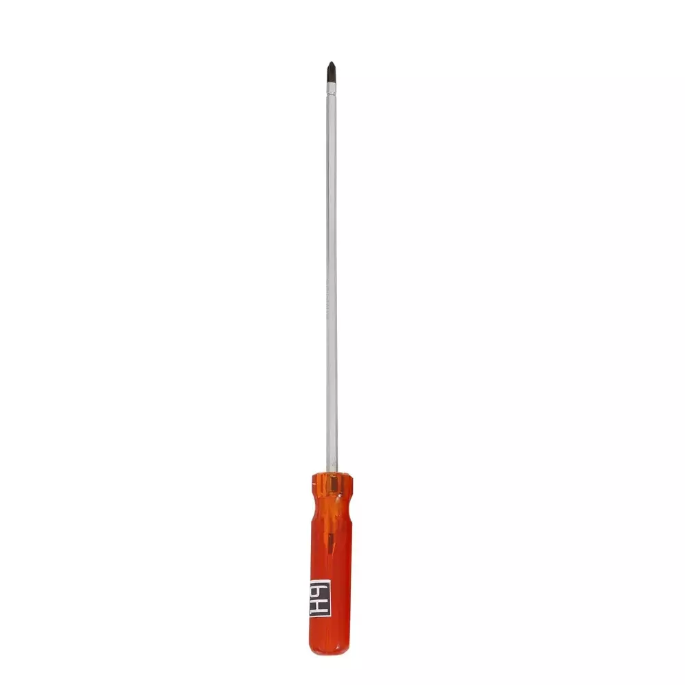 H9 2 in 1 Screwdriver 254 mm (10 inch) Size Phillips Head Chrome Vanadium Steel Orange,Red