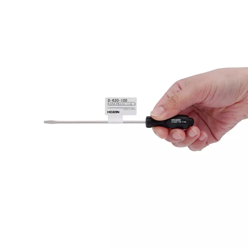 hozan-slotted-screwdriver-mm-shank-dia-25x035-mm-tip-size-d-630-100