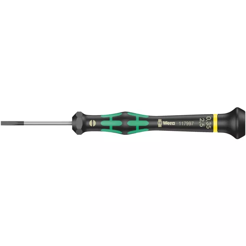 Wera 2035 Screwdriver with Tip Size and 40 mm Blade Length for Slotted Screws, 5117992001
