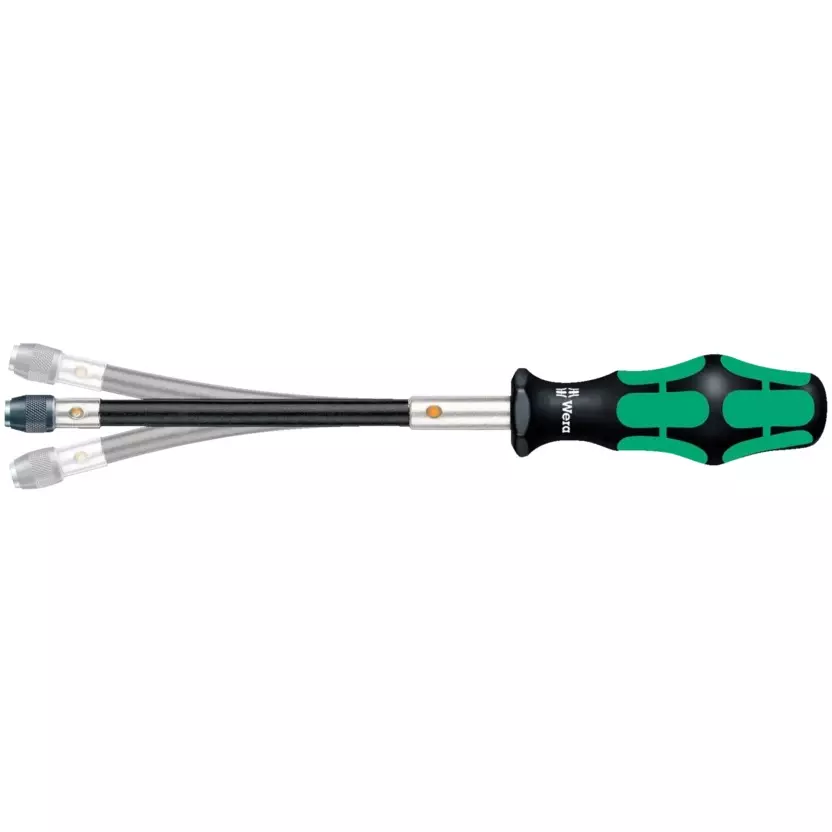 Wera 392 Bitholding Screwdriver with Flexible Shaft, 177 mm Blade Length and 1/4 inch (6.35 mm) Tip Size, 5028160001