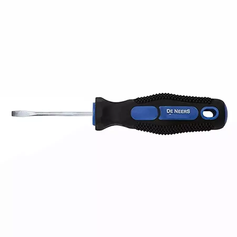 De Neers Flat Screw Driver Fiberglass Handle (A) 300x8 mm Blade Size, SD-TPR-829