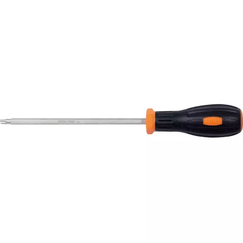 TONE Power Grip Torx Screwdriver Torx (Hexrobe) Tip Type 6 mm Size, PGTD-T30H