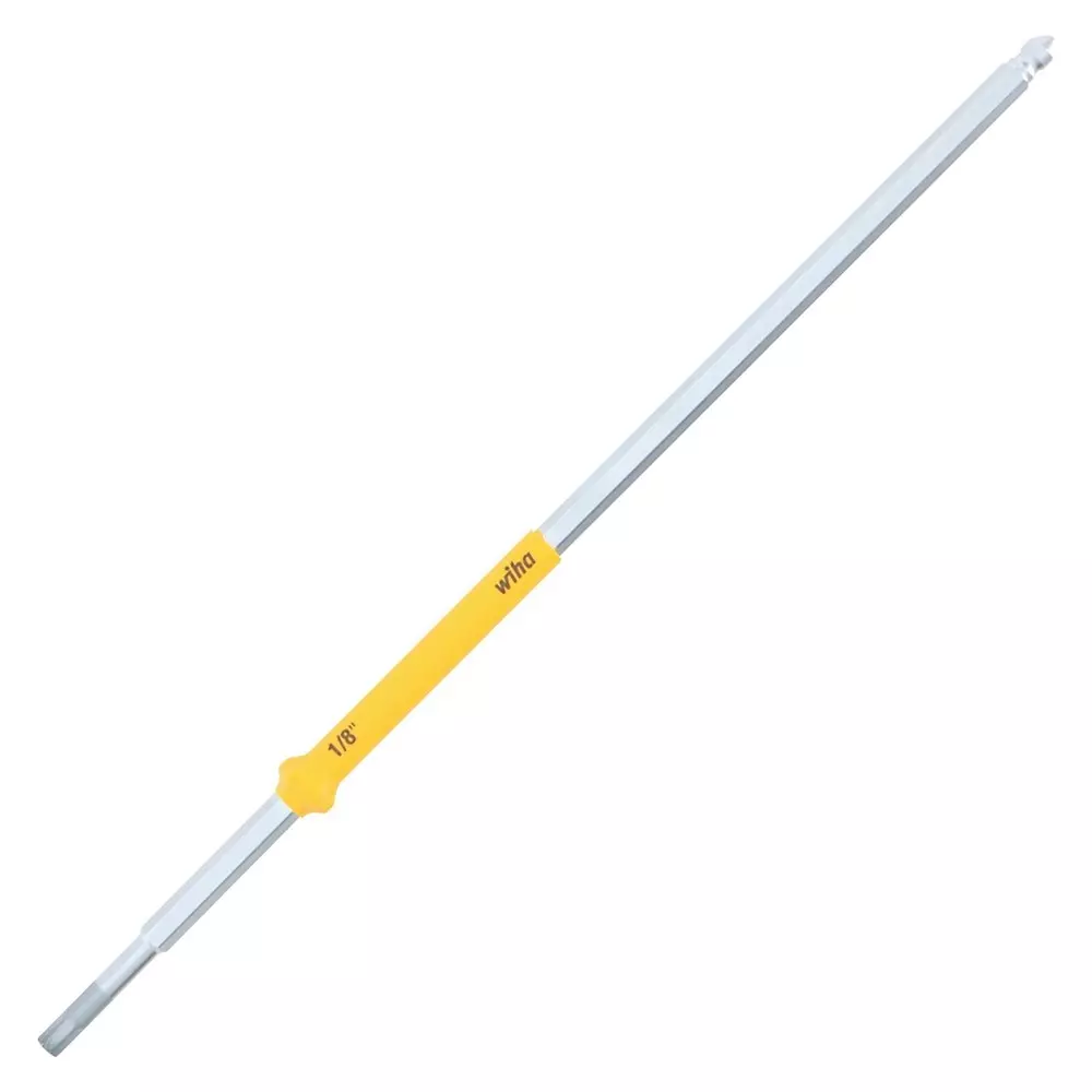 WIHA Screwdriver Blade, Hex, 1/8", 175Mm, Stl, 28560