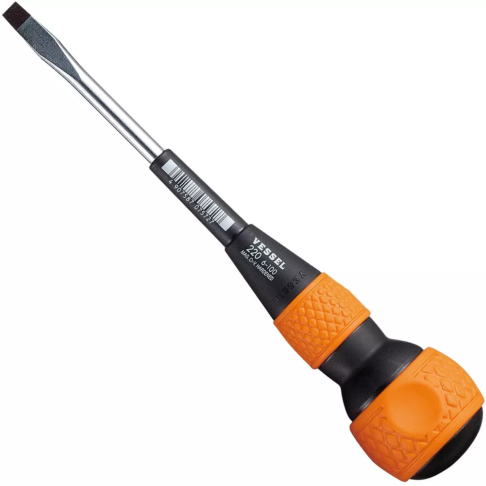 vessel-ball-grip-screwdriver-200-mm-overall-length-220-6x100