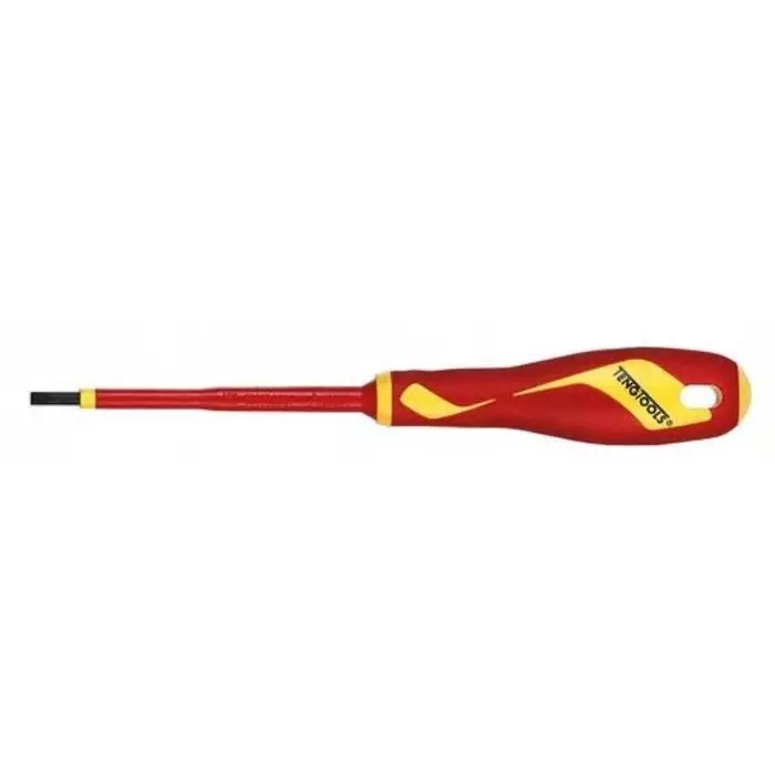 Teng Tools Slotted Insulated Screwdriver, VDE/1000V, MDV826N