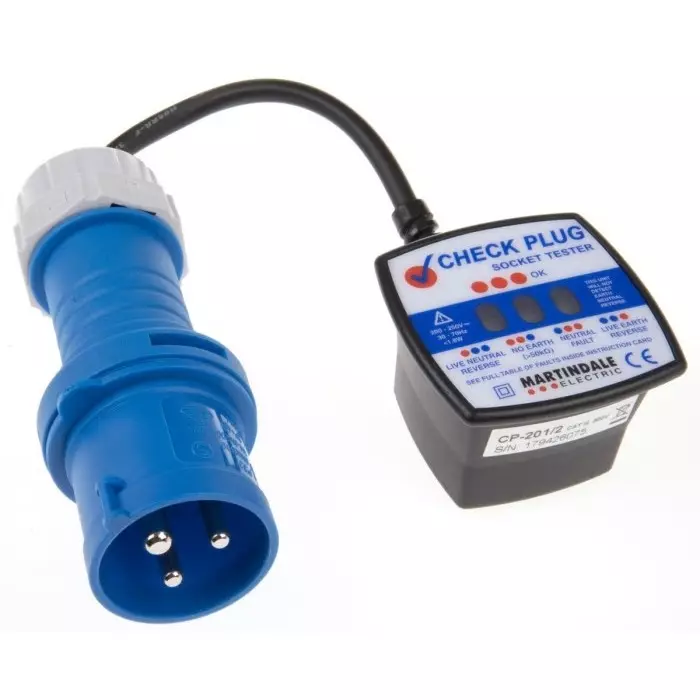 Martindale Socket Tester 16A 230 V AC CAT III 300 V, CP201