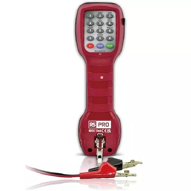 RS PRO Phone Line Tester 22.4 cm Mains 7.12 cm 7 cm, 107868