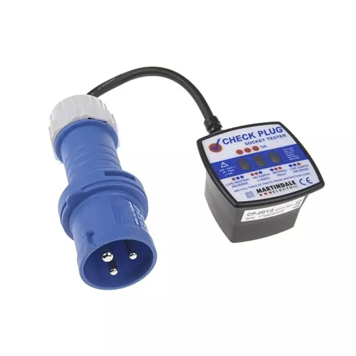 Martindale Socket Tester 16A 230 V AC CAT III 300 V RS Calibration, RSCP201