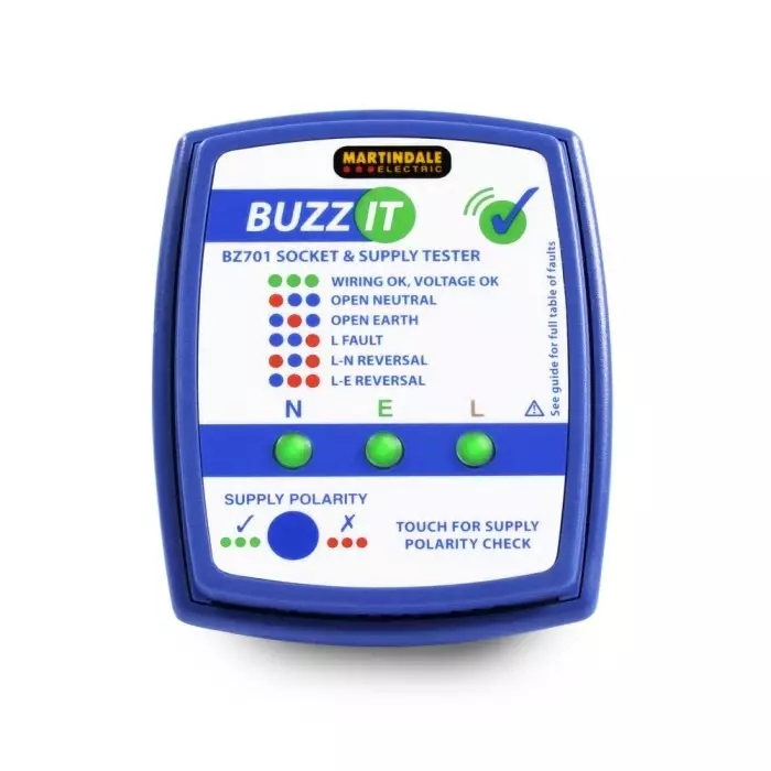 Martindale Socket Tester 230 V AC RS Calibration, BZ701