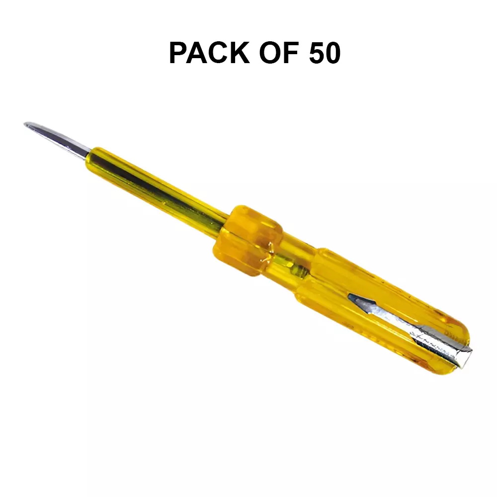 K9 Euro Unbreakable Electric Line Tester Hero Yellow, 9683 (Pack of 50)