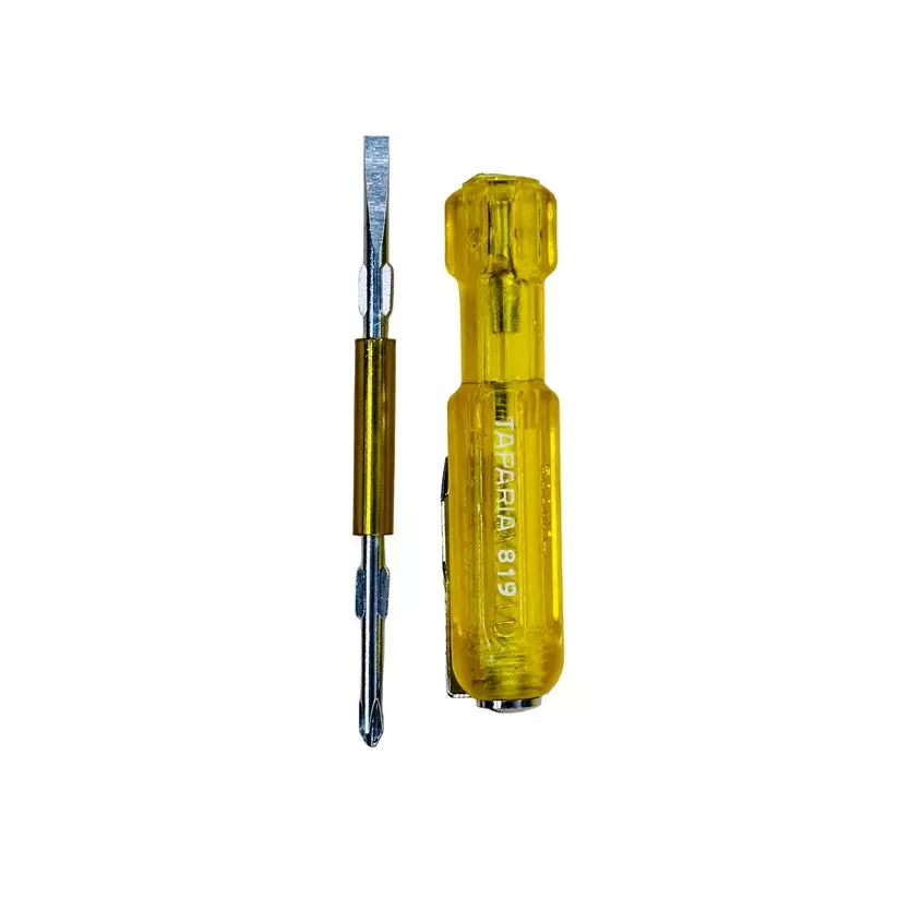 Taparia Two In One Line Tester 65 mm Blade Length and Cellulose Acetate (CA) Plastic Handle, 819